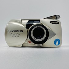 Olympus Stylus Epic Zoom 115 Quartzdate 35mm Film Camera Silver All Weather picture