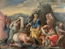 Old Master 17th C Luca Giordano Neapolitan School Modelli Cabinet Painting Italy picture