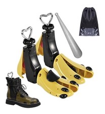 2pcs Yellow Shoe Stretcher Adjustable Width Length Wm's 11-14, men's 10-14 picture