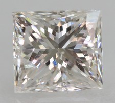 Certified 0.63 Carat F VS2 Princess Natural EARTH MINED Loose Diamond 4.8x4.39mm picture