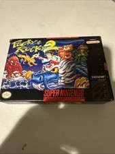 Pocky & Rocky 2 SNES - BOX ONLY + Inner Cartridge Holder - Grail (Super Rare) picture