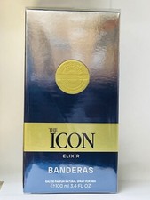 Antonio Banderas The Icon Elixir EDP Spray for Men 3.4 oz/100ml BRAND NEW IN BOX picture