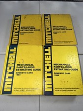 Mechanical Parts Labor Estimating Guide Mitchell 1983-1986 Domestic Cars HC Lot picture