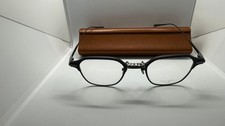MASUNAGA #49 BLEECKER 46-21-145  BLACK GUNMETAL EYEGLASS FRAMES NEW RARE picture