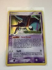 Deoxys 2/106 EX Emerald Stamp Reverse Holo Rare English 2005 Pokemon picture