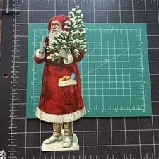 1890’s Large Santa Claus Die Cut 10 1/2” picture