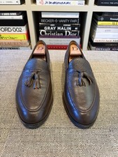 The Armoury Spigola Calf “Leggera” Tassel Loafer - Dark Brown Grain UK 10 US 11 picture