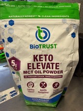 6.3oz Biotrust Keto Elevate MCT Oil Powder Unflavored Best By 07/2026 picture