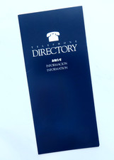 Disneyland Hotel Telephone Directory Vintage 80s Disney Travel Room Service CA picture