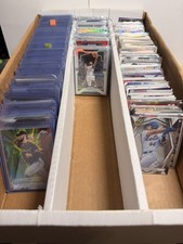 Large football/baseball sports card lot (over $500 in comp) picture