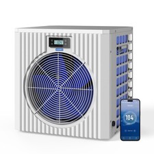 WARMBLU Mini Swimming Pool Heat Pump 18000 BTU for Above Ground Pools 120V picture