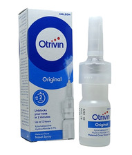 Otrivin Original Nasal Spray 0.1% Xylometazoline (10 ml), Metered Dose picture