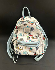 Loungefly Disney Mickey & Minnie Mouse Mini Backpack White Blue Multicolor picture