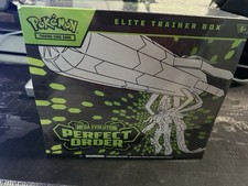 Pokémon - PERFECT ORDER - Elite Trainer Box ETB No Rips  Great  - NEWSEALED picture