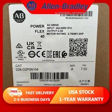 22B-D2P3N104 New Sealed AB PowerFlex AC Drive Real US Stock Same Day Ship picture