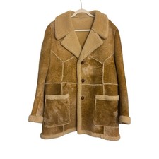 Vintage 1970s Makray Suede Wool Penny Lane Boho Hippie Coat size L picture