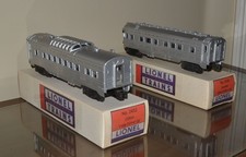 Lionel - 2 Silver Red Letter Passenger Cars 2432 Clifton 2436 Summit NICE VIDEO picture