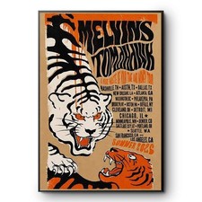 Melvins Tomahawk Concert Poster Summer 2025 Tour Tiger picture