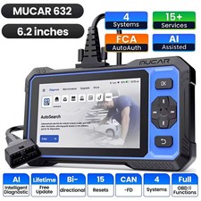 2026 MUCAR 632 Bidirectional OBD2 Scanner Engine ABS SRS SAS Car Diagnostic Tool picture