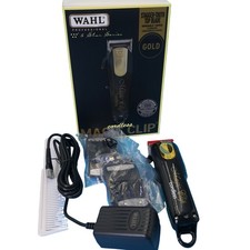 Wahl Professional 5 Star Edition 8148-100 Gold Cordless Magic Clip Black NEW picture