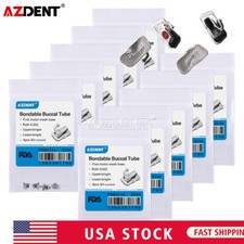 AZDENT 40pcs Orthodontic Buccal Tube 1st Molar Roth.022 Bondable Non-Conv 10kits picture