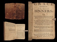 1758 John Bunyan Puritan Grace Abounding Chief of Sinners Glasgow Scotland Bible picture