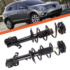 Pair Front Struts w/ Coil Spring Assembly for Nissan Rogue 2008 - 2011 2012 FWD picture