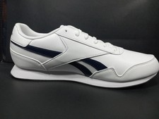 Reebok Classic Royal CL Jogger 3 Mens Shoe White Navy Blue  EF7790 picture