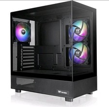 Thermaltake View 270 Plus TG ARGB ATX Mid-Tower Gaming Computer Case Black NEW picture