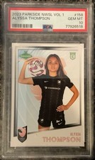 2023 Parkside Nwsl Alyssa Thompson RC  #158 PSA 10  *QTY* picture