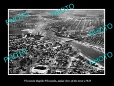 Wisconsin Rapids Wi Aerial View Of The Town c1940 2 Old Large Historic Photo picture
