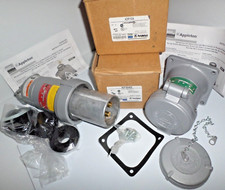 ⭐NEW⭐ APPLETON ACP1034CD&ADR1034 100-Amp PIN&SLEEVE GENERATOR PLUG&RECEPTACLE picture