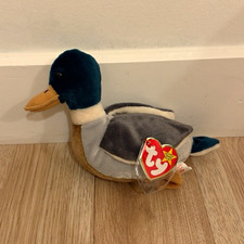 BRAND NEW Ty Beanie Baby Jake Mallard Duck Hang Tag with Errors Vintage 1998 picture