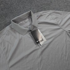 Ariat Polo Shirt Mens Medium Gray Tek SS AriatTEK Cooling UPF 45 Performance picture