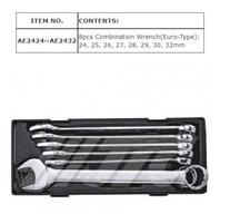 JTC 8PCS COMBINATION WRENCH SET(EURO-TYPE 24 25 27 28 29 30 32mm), JTC # K6084 picture