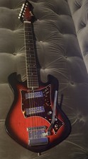 Vintage Norma EG 405-2 Electric Guitar – Red Sunburst picture