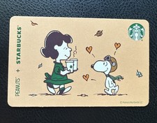 STARBUCKS + PEANUTS 2026 GIFT CARD NEW $0 loaded picture