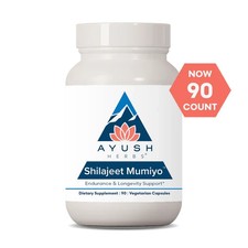 Ayush Herbs Shilajeet Mumiyo Kidney and Bladder Support 90 Capsules picture