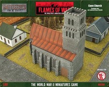 Flames of War Caen Church Terrain By Battlefront BB208 Prepainted picture