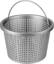 8 Inch Inground Pool Skimmer Basket Upgrade Aluminum Strainer Basket With Handle picture