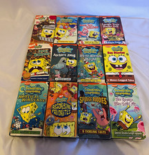 Nickelodeon SpongeBob SquarePants VHS Lot 12 Tapes- Working/Tested picture