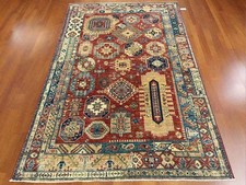 Super Kazak 7X10 Handmade Wool Rug # 14282 picture