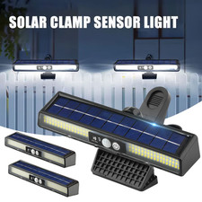 1-6PCS Solar Lights Outdoor Garden Tree Clip LED Motion Sensor Wall Garage Light picture