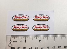 Tonka Logo Sticker 1958 To 1961 Vintage Oval Vinyl Decals picture