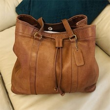 Coach Vintage bag needs cleaning and restoration stained inside and outside  picture