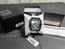 BNIB Activa X Invicta Digital Essentials Men's Watch - 45mm, White ACW8109-008 picture