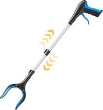 Telescopic Grabber Reacher Tool, 5-Level Adjustable Length (23'' to 41'') - Tras picture