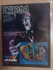 Rare 1979 Fun Stuf DRACULA Aniforms Dealer Trade Catalog 1 Sheet Salesman Info picture