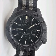 Deep Blue Men's Daynight PC Automatic Watch Black Dial 44mm T 100 picture