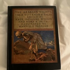 The Arabian Nights - Antique Illustrated Hardcover Book 1942 Parrish Vintage picture